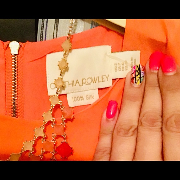 🧡NWOT 100% SILK DRESS - Picture 2 of 4